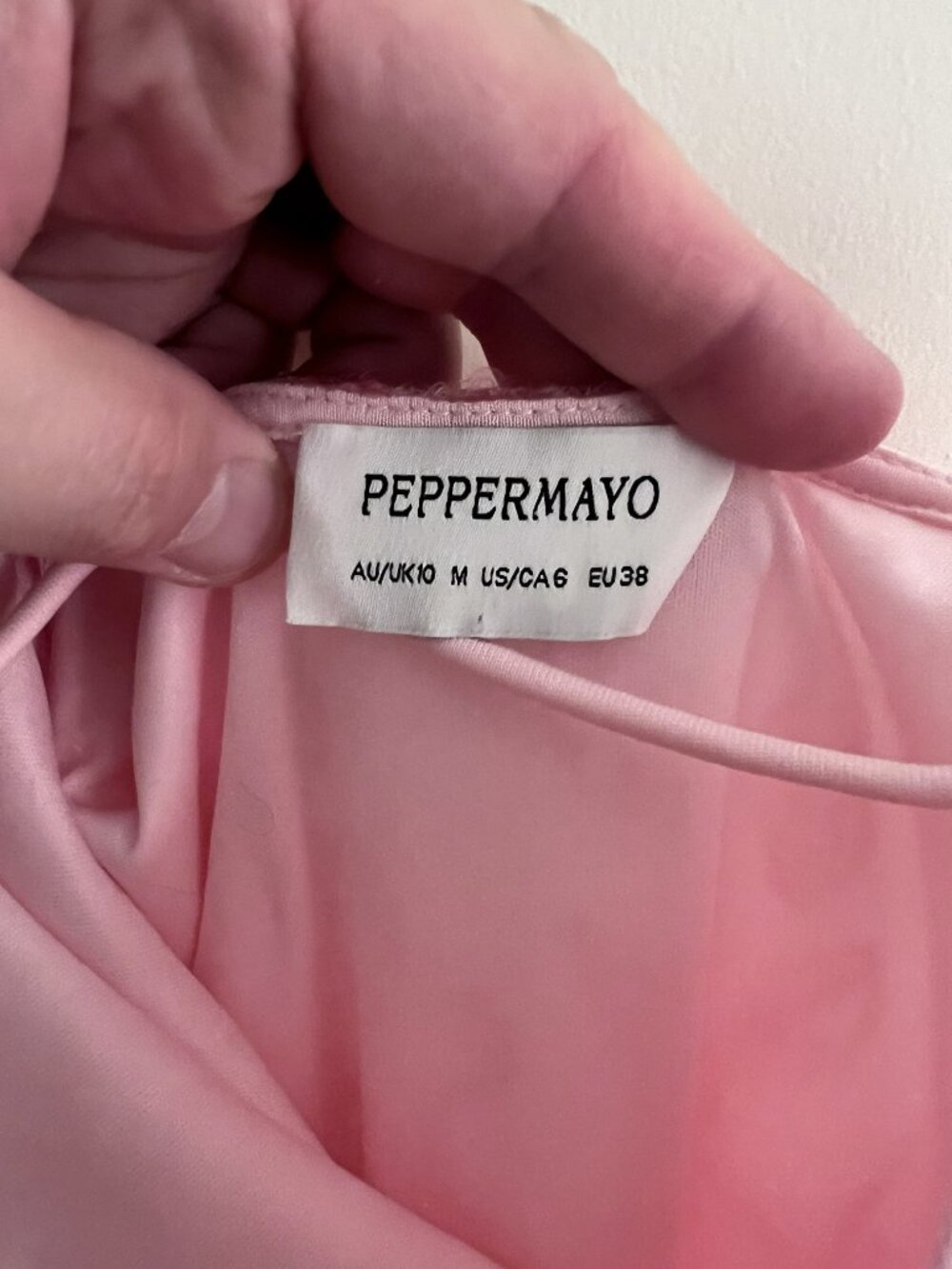 Peppermayo Pink Sequined Floral Cowl Neck Maxi Dress - Size US 6 / M - Picture 3 of 3
